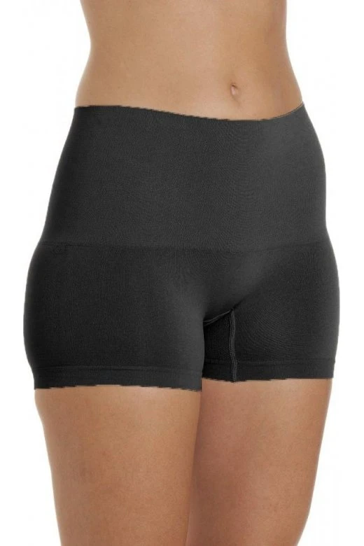 Camille Womens Black Seamfree Shapewear Comfort Control Short 2 Pack 4 Camille Womens Black Seamfree Shapewear Comfort Control Short 2 Pack - Image 2