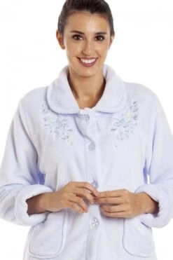 Camille Camille Womens Blue Button Bed Jacket 11 Camille Camille Womens Blue Button Bed Jacket -Camille Sales Store camille womens blue button bed jacket p3468 35838 medium