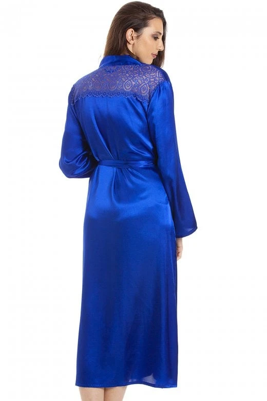 Camille Camille Womens Blue Long Satin Wraps 4 Camille Camille Womens Blue Long Satin Wraps - Image 2