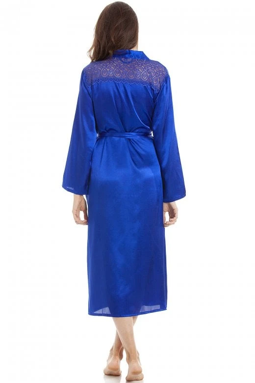 Camille Camille Womens Blue Long Satin Wraps 5 Camille Camille Womens Blue Long Satin Wraps - Image 3