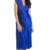 Camille Camille Womens Blue Satin Chemise -Camille Sales Store camille womens blue satin chemise p3493 36129 medium