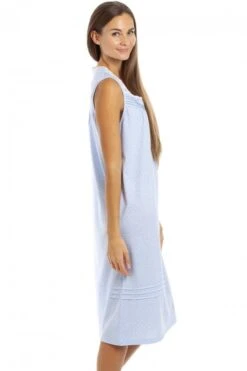 Camille Womens Blue Sleeveless White Polka Dot Nightdress 11 Camille Womens Blue Sleeveless White Polka Dot Nightdress -Camille Sales Store camille womens blue sleeveless white polka dot nightdress p3880 59210 medium