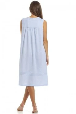 Camille Womens Blue Sleeveless White Polka Dot Nightdress 12 Camille Womens Blue Sleeveless White Polka Dot Nightdress -Camille Sales Store camille womens blue sleeveless white polka dot nightdress p3880 59211 medium