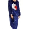Camille Womens Blue Supersoft Fleece Sloth Character Pyjama Set -Camille Sales Store camille womens blue supersoft fleece sloth character pyjama set p3510 36468 medium