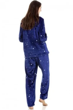 Camille Womens Blue Supersoft Fleece Sloth Character Pyjama Set -Camille Sales Store camille womens blue supersoft fleece sloth character pyjama set p3510 36477 medium