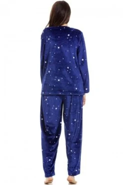 Camille Womens Blue Supersoft Fleece Sloth Character Pyjama Set -Camille Sales Store camille womens blue supersoft fleece sloth character pyjama set p3510 36480 medium