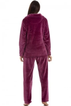 Camille Camille Womens Burgundy Striped Pyjama Set -Camille Sales Store camille womens burgundy striped pyjama set p3475 35903 medium