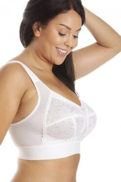 Camille Womens Classic Full Cup Floral Lace Non Wired Bra White -Camille Sales Store camille womens classic full cup floral lace non wired bra white p3761 47640 medium