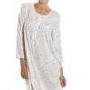 Camille Womens Classic Jersey Long Sleeve Ivory Floral Nightdress -Camille Sales Store camille womens classic jersey long sleeve ivory floral nightdress p3789 47870 medium