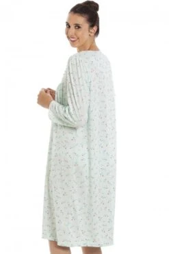 Camille Womens Classic Jersey Long Sleeve Mint Green Floral Nightdress -Camille Sales Store camille womens classic jersey long sleeve mint green floral nightdress p3788 47869 medium