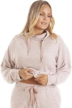 Camille Womens Comfy Fit Pink Marl Hacci Pyjama Set -Camille Sales Store camille womens comfy fit pink marl hacci pyjama set p3636 43880 medium