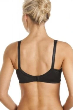 Camille Womens Cotton Comfort Non Wire Soft Cup Black Bra -Camille Sales Store camille womens cotton comfort non wire soft cup black bra p961 2597 medium