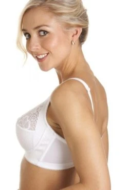 Camille Womens Cotton Lined Soft Comfort White Bra -Camille Sales Store camille womens cotton lined soft comfort white bra p2056 7177 medium