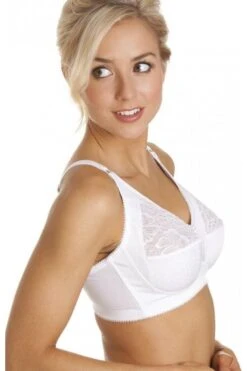 Camille Womens Cotton Lined Soft Comfort White Bra -Camille Sales Store camille womens cotton lined soft comfort white bra p2056 7178 medium