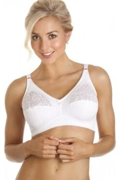 Camille Womens Cotton Lined Soft Comfort White Bra -Camille Sales Store camille womens cotton lined soft comfort white bra p2056 7179 medium