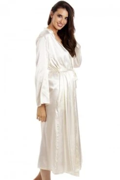 Camille Camille Womens Cream Long Satin Wraps -Camille Sales Store camille womens cream long satin wraps p3490 36116 medium