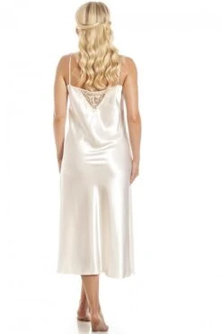 Camille Womens Cream Long Thin Strap Satin Chemise 9 Camille Womens Cream Long Thin Strap Satin Chemise -Camille Sales Store camille womens cream long thin strap satin chemise p3918 54714 medium