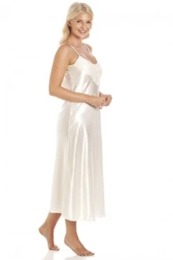 Camille Womens Cream Long Thin Strap Satin Chemise 10 Camille Womens Cream Long Thin Strap Satin Chemise -Camille Sales Store camille womens cream long thin strap satin chemise p3918 54717 medium