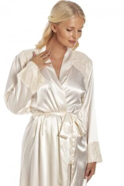 Camille Womens Cream Luxury Long Satin Wrap -Camille Sales Store camille womens cream luxury long satin wrap p3915 54674 medium