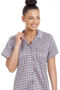 Camille Camille Womens Floral Navy Printed Satin Nightshirt 11 Camille Camille Womens Floral Navy Printed Satin Nightshirt -Camille Sales Store camille womens floral navy printed satin nightshirt p4028 73816 medium