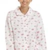 Camille Womens Floral Print Ivory Mock Quilt Bed Jacket -Camille Sales Store camille womens floral print ivory mock quilt bed jacket p3923 57694 medium