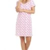 Camille Womens Floral Print Pink Nightdress -Camille Sales Store camille womens floral print pink nightdress p2233 41656 medium
