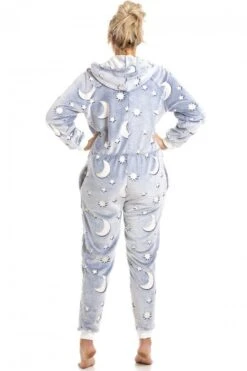 Camille Camille Womens Glow In The Dark Onesie Grey -Camille Sales Store camille womens glow in the dark onesie grey p3959 60150 medium