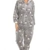 Camille Camille Womens Glow In The Dark Skull Onesie -Camille Sales Store camille womens glow in the dark skull onesie p3961 60276 medium