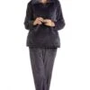 Camille Camille Womens Graphite Spot Pyjama Set -Camille Sales Store camille womens graphite spot pyjama set p3470 35862 medium