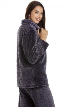 Camille Camille Womens Graphite Spot Pyjama Set -Camille Sales Store camille womens graphite spot pyjama set p3470 35863 medium