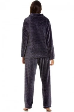 Camille Camille Womens Graphite Spot Pyjama Set -Camille Sales Store camille womens graphite spot pyjama set p3470 35864 medium
