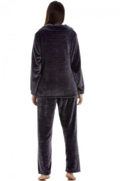 Camille Camille Womens Graphite Striped Pyjama Set -Camille Sales Store camille womens graphite striped pyjama set p3473 35889 medium