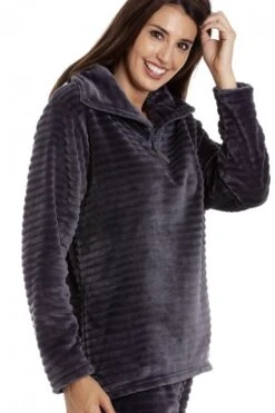 Camille Camille Womens Graphite Striped Pyjama Set -Camille Sales Store camille womens graphite striped pyjama set p3473 35891 medium