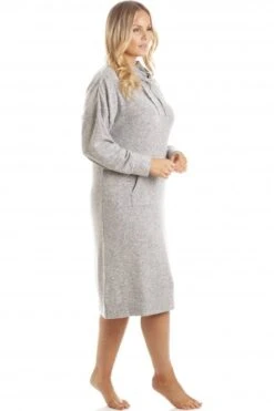 Camille Womens Grey Marl Comfy Fit Hacci Lounger -Camille Sales Store camille womens grey marl comfy fit hacci lounger p3631 43907 medium