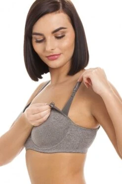 Camille Womens Grey Underwired Nursing Bra -Camille Sales Store camille womens grey underwired nursing bra p3038 19536 medium