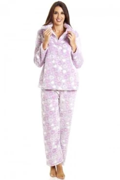 Camille Camille Womens Heart Pyjama Set
