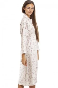 Camille Womens Heavyweight Long Sleeve 100% Cotton Jersey Nightdress Pink Floral -Camille Sales Store camille womens heavyweight long sleeve 100 cotton jersey nightdress pink floral p3943 55844 medium