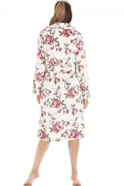 Camille Womens Ivory Floral Katie Bathrobe 10 Camille Womens Ivory Floral Katie Bathrobe -Camille Sales Store camille womens ivory floral katie bathrobe p3623 43152 medium