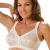 Camille Womens Ivory Non Wired Floral Lace Bra -Camille Sales Store camille womens ivory non wired floral lace bra p3023 19215 medium