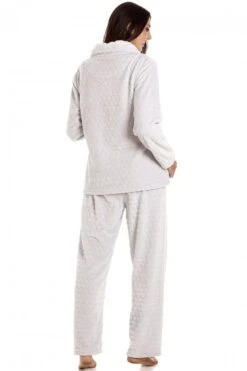 Camille Camille Womens Light Grey Spot Pyjama Set -Camille Sales Store camille womens light grey spot pyjama set p3471 35869 medium
