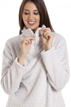 Camille Camille Womens Light Grey Spot Pyjama Set -Camille Sales Store camille womens light grey spot pyjama set p3471 35871 medium