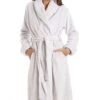 Camille Camille Womens Light Grey Supersoft Charlotte Bathrobe -Camille Sales Store camille womens light grey supersoft charlotte bathrobe p3478 35942 medium
