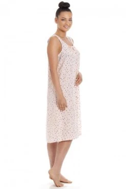 Camille Womens Light Pink Knee Length Chiffon Chemise -Camille Sales Store camille womens light pink knee length chiffon chemise p3836 52357 medium