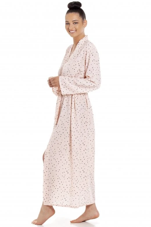 Camille Womens Light Pink Long Chiffon Wrap 6 Camille Womens Light Pink Long Chiffon Wrap - Image 4