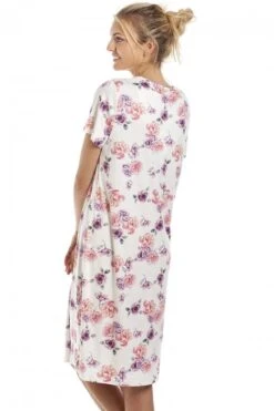 Camille Womens Lightweight Floral Print Nightdress Cream Floral -Camille Sales Store camille womens lightweight floral print nightdress cream floral p3994 65112 medium