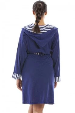 Camille Womens Lightweight Hooded Dressing Gown Navy -Camille Sales Store camille womens lightweight hooded dressing gown navy p3732 46335 medium