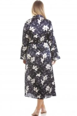 Camille Womens Lily Floral Navy Print Long Length Wrap -Camille Sales Store camille womens lily floral navy print long length wrap p3660 44121 medium