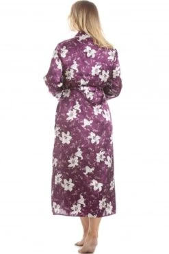 Camille Womens Lily Floral Plum Print Long Length Wrap -Camille Sales Store camille womens lily floral plum print long length wrap p3661 44181 medium
