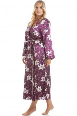 Camille Womens Lily Floral Plum Print Long Length Wrap -Camille Sales Store camille womens lily floral plum print long length wrap p3661 44185 medium