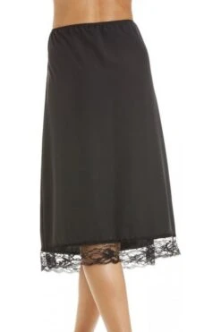 Camille Womens Lingerie Black Lace Hemline 26'' Half Underslip -Camille Sales Store camille womens lingerie black lace hemline 26 half underslip p499 1958 medium